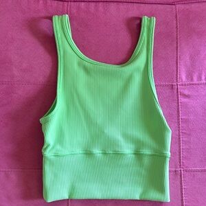 Green LuluLemon Tank Size 2
